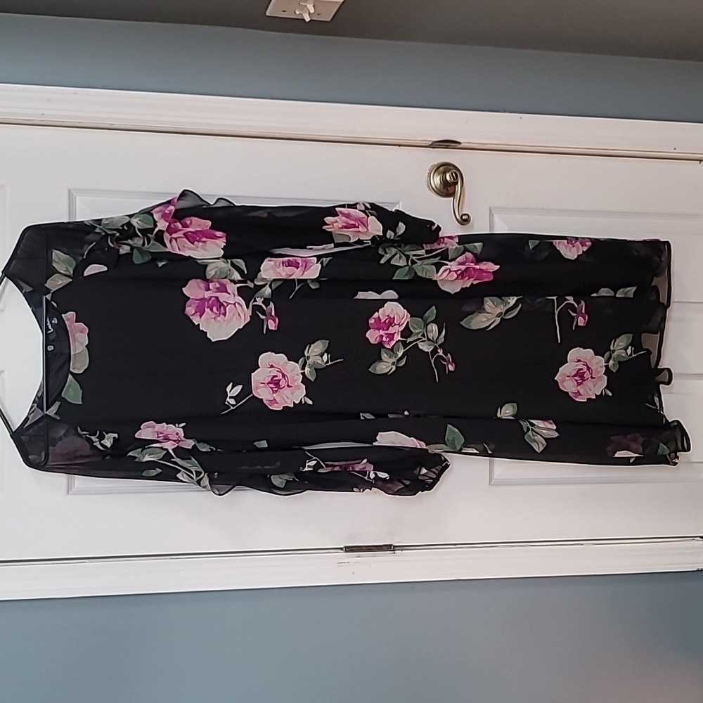 Lulu's floral midi dress